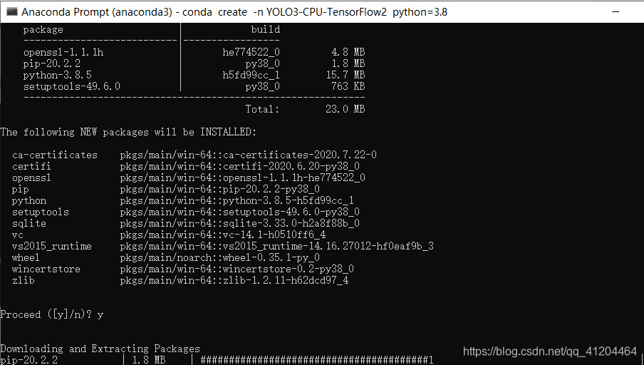 YOLO实践应用指南:Windows系统下Python 3.8与TensorFlow2.3开发环境搭建教程
