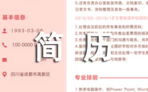 软件项目经理个人简历范文