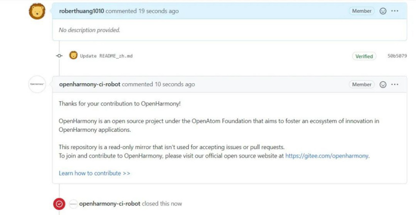 开源鸿蒙 OpenHarmony 代码开源网站 Github 镜像库上线
